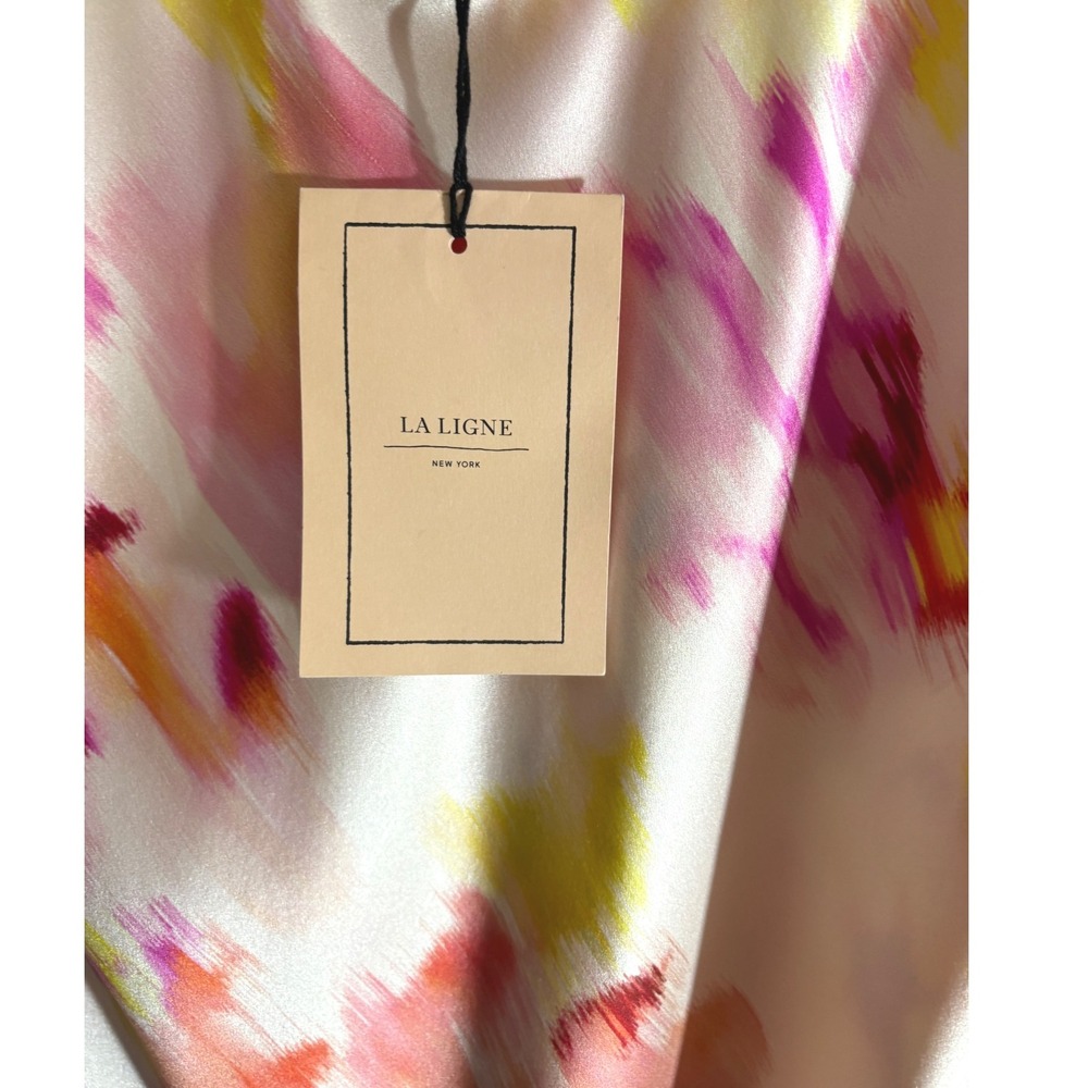 La Ligne NYC Bianca Slip Dress 100% Silk sz LG NWT - Picture 9 of 12